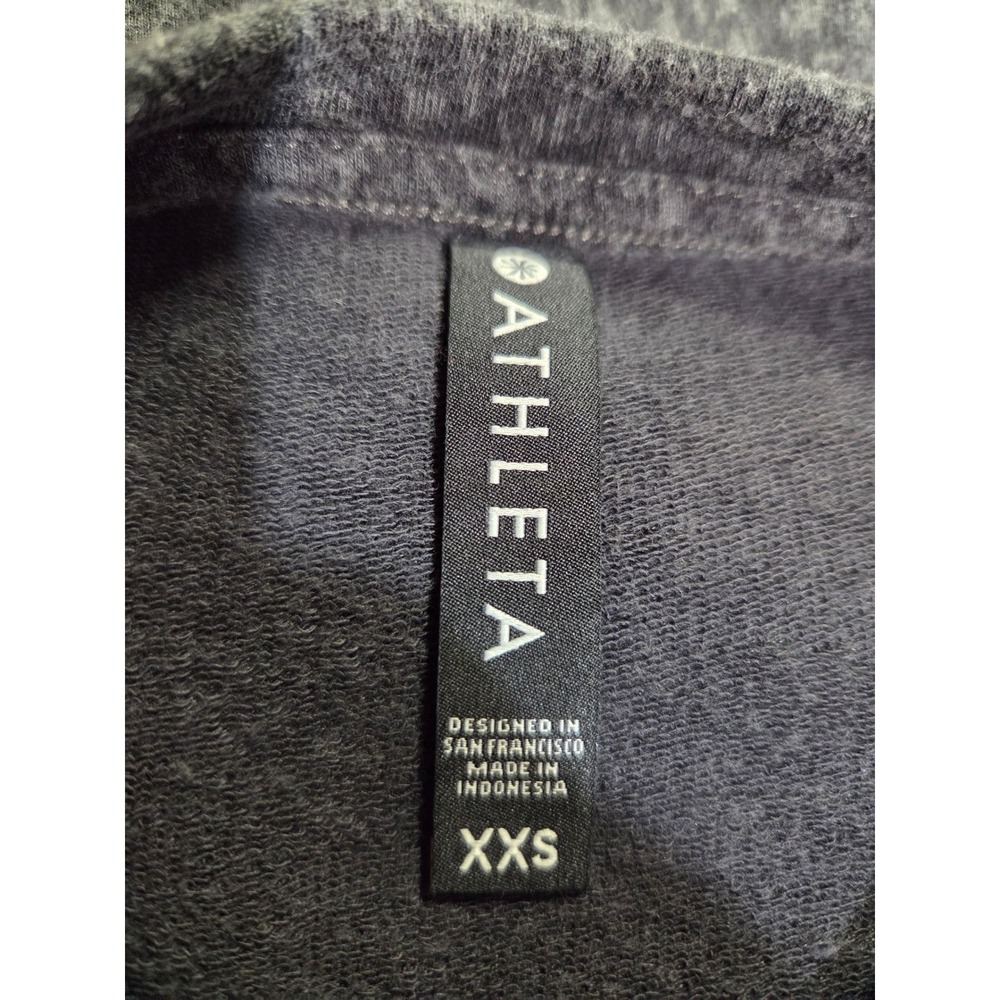 Athleta Gray Herringbone Pattern Studio Sweatshir… - image 5